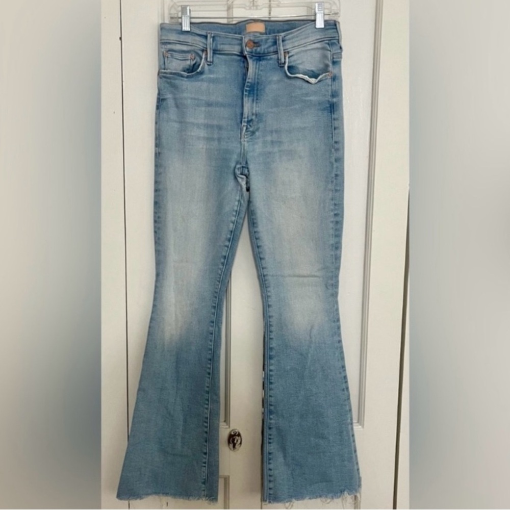 MOTHER Light Blue Flare Jeans